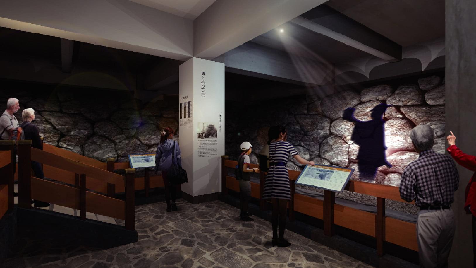 鶴ヶ城の石垣