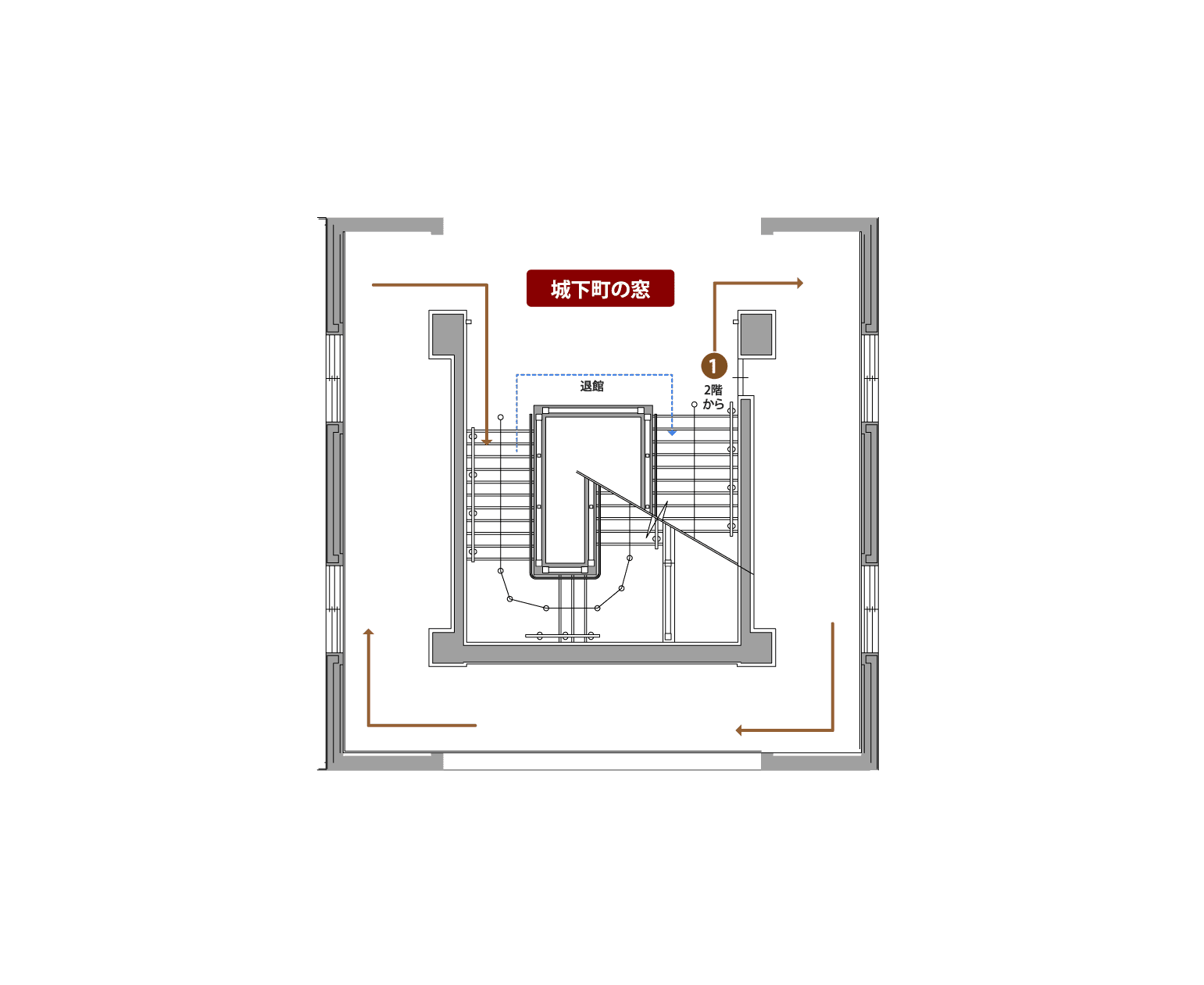 平面図〜4層